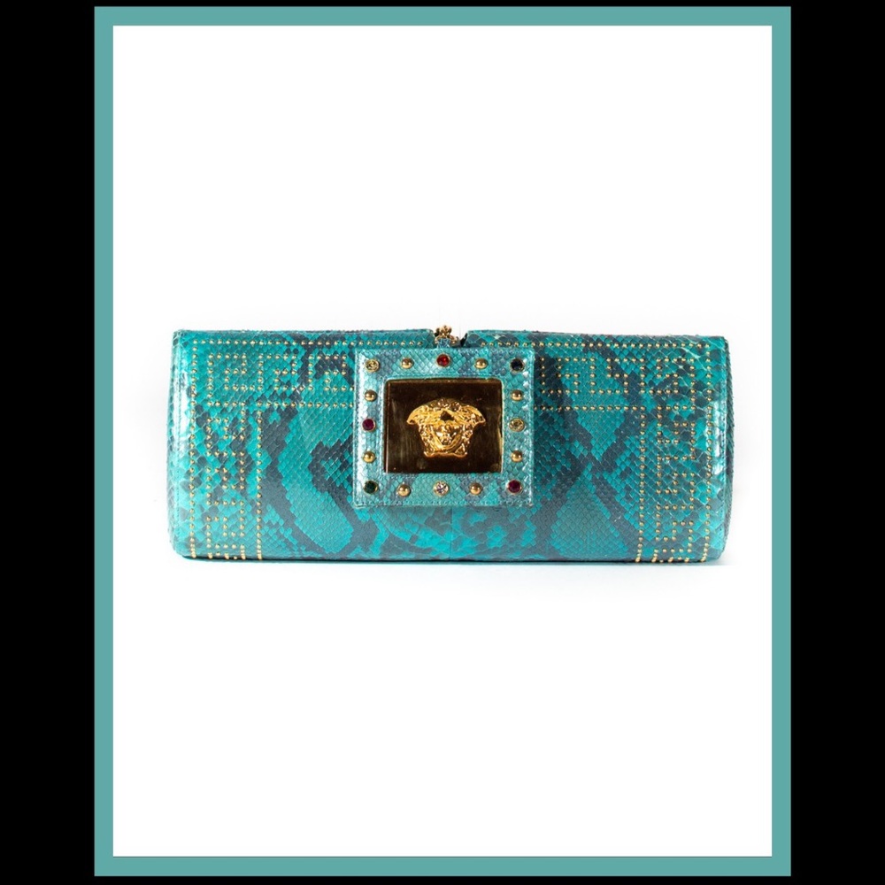 Gianni Versace S/S 2000 Python Clutch